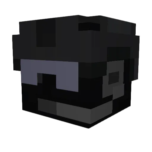 Kocane Minecraft avatar head, 3D render