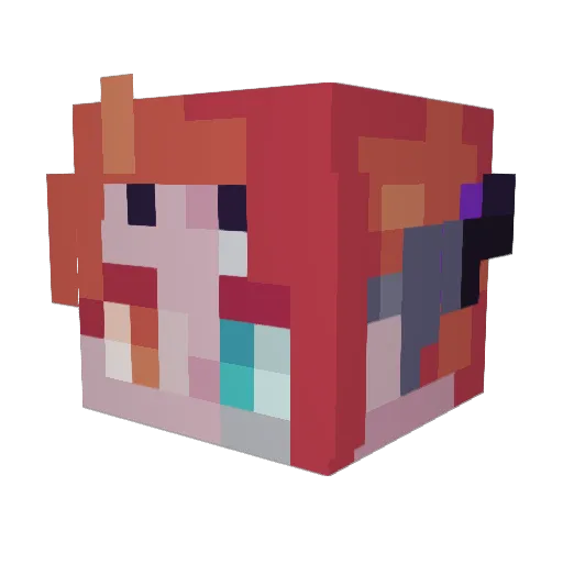 KochamPiwo36 Minecraft avatar head, 3D render