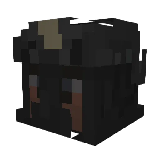 Kochiis2 Minecraft avatar head, 3D render
