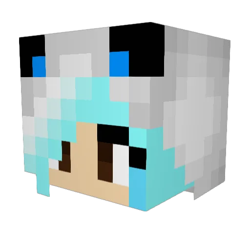 Koda2005 Minecraft avatar head, 3D render