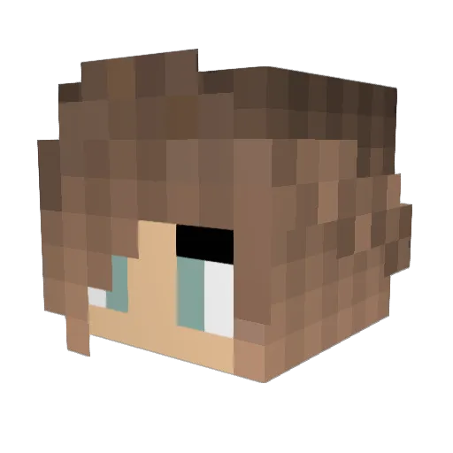 KodaBear13 Minecraft avatar head, 3D render