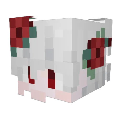 KodaSamC Minecraft avatar head, 3D render