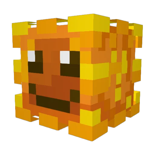 KodakLacks Minecraft avatar head, 3D render