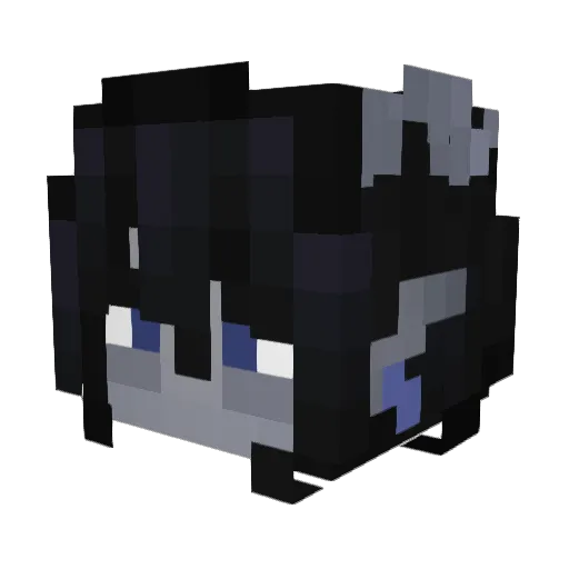 Kodapendant Minecraft avatar head, 3D render