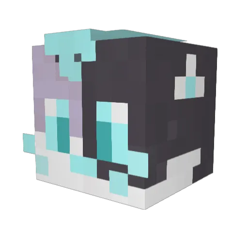 KodawithSoda Minecraft avatar head, 3D render