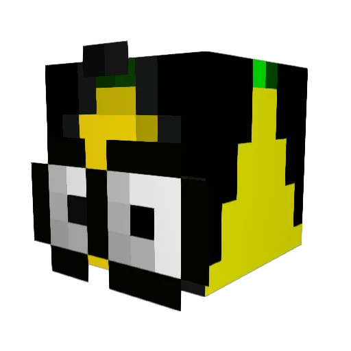 KodessR Minecraft avatar head, 3D render