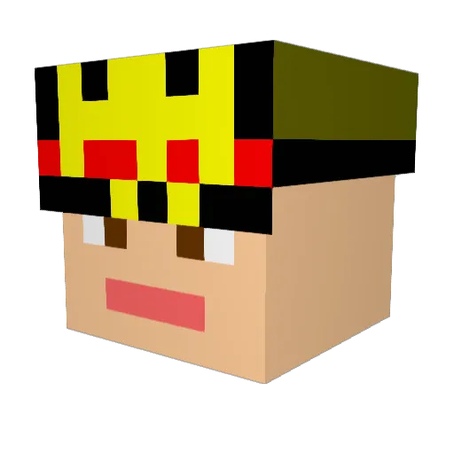 KodgersBabyDaddy Minecraft avatar head, 3D render