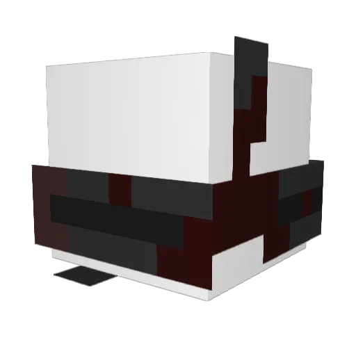 Kodi_X02 Minecraft avatar head, 3D render