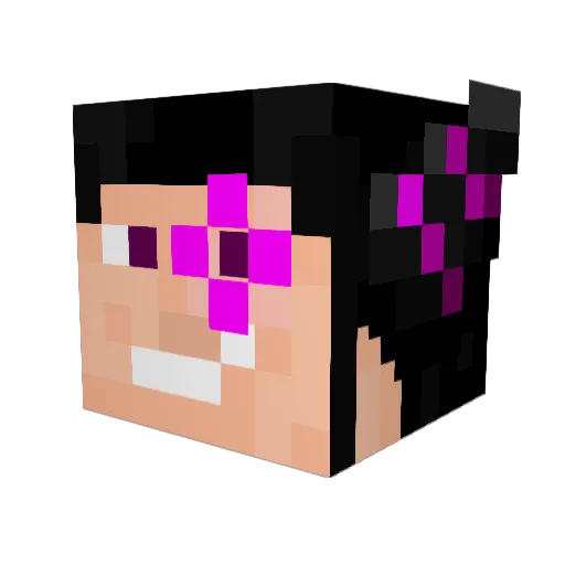 KodiacZiller Minecraft avatar head, 3D render