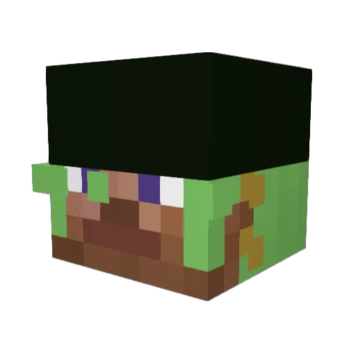 Kodjo92 Minecraft avatar head, 3D render