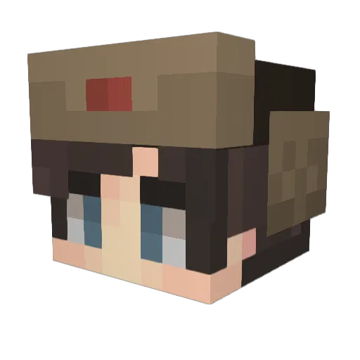 Kodo_69 Minecraft avatar head, 3D render