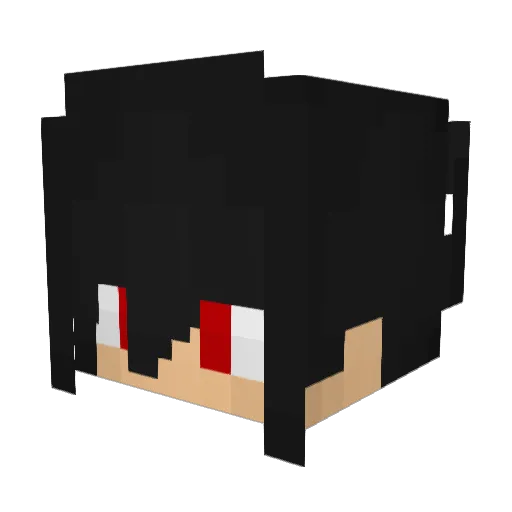 Kodr4 Minecraft avatar head, 3D render