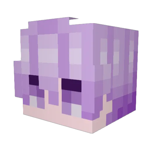Koduhhh Minecraft avatar head, 3D render