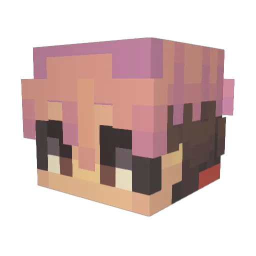 KodyKent Minecraft avatar head, 3D render