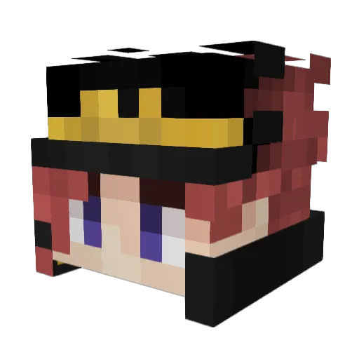 KodzNugget Minecraft avatar head, 3D render