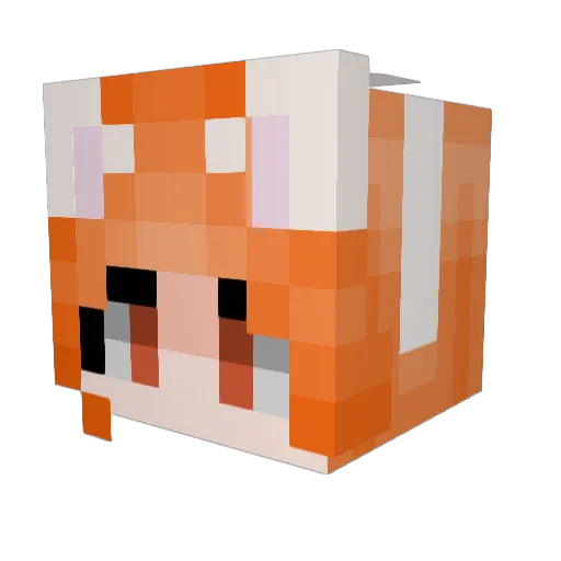 Koefferchen Minecraft avatar head, 3D render
