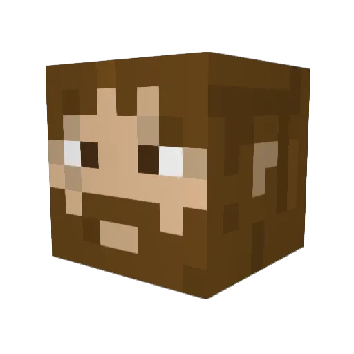 KoeleGamer420 Minecraft avatar head, 3D render