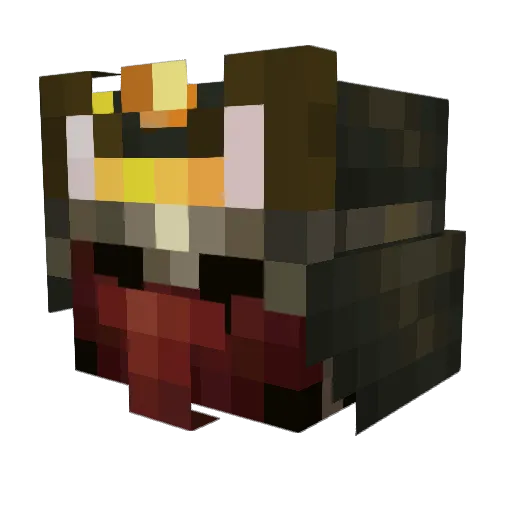 Koeloven Minecraft avatar head, 3D render