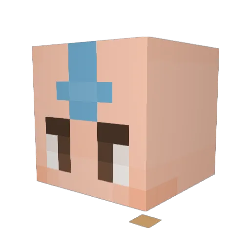 Koen2000 Minecraft avatar head, 3D render