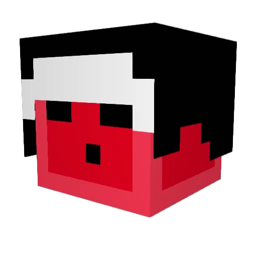 Koen22 Minecraft avatar head, 3D render
