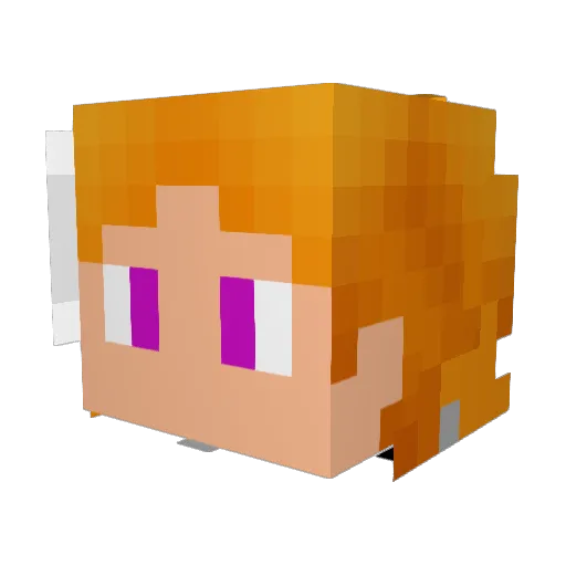 Koenig187hs Minecraft avatar head, 3D render
