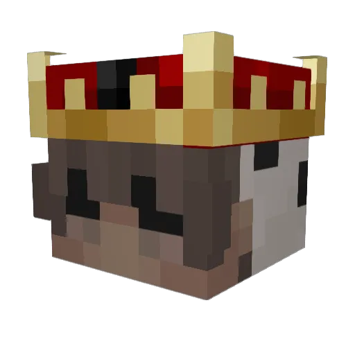 KoeniqskindPaul Minecraft avatar head, 3D render
