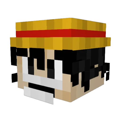 Koentjuh Minecraft avatar head, 3D render