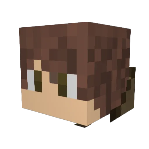 Koerner2006 Minecraft avatar head, 3D render