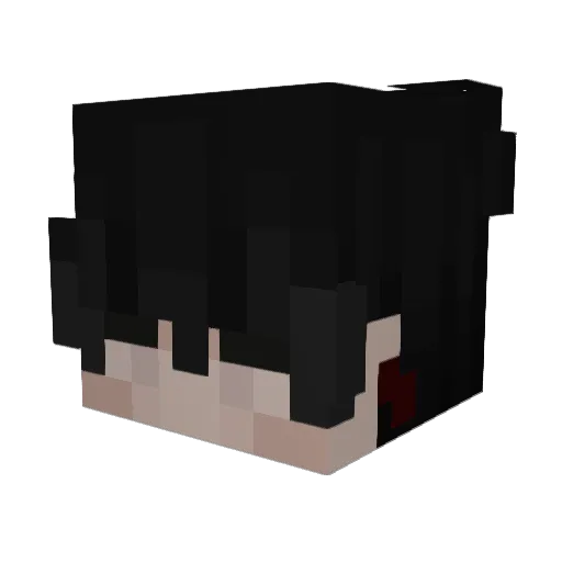Koesu Minecraft avatar head, 3D render