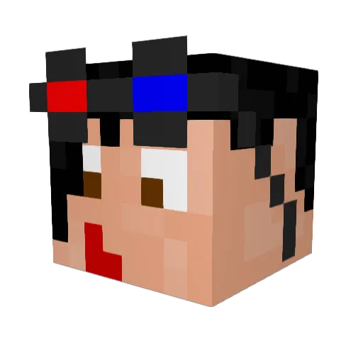 Koett Minecraft avatar head, 3D render