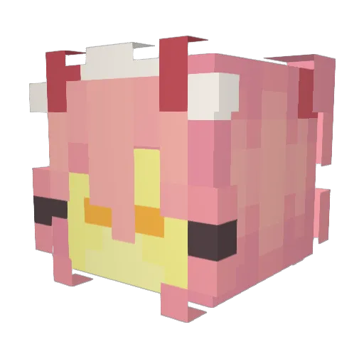 Kofelover3415 Minecraft avatar head, 3D render