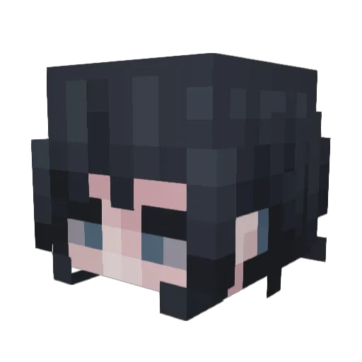 Kofers Minecraft avatar head, 3D render