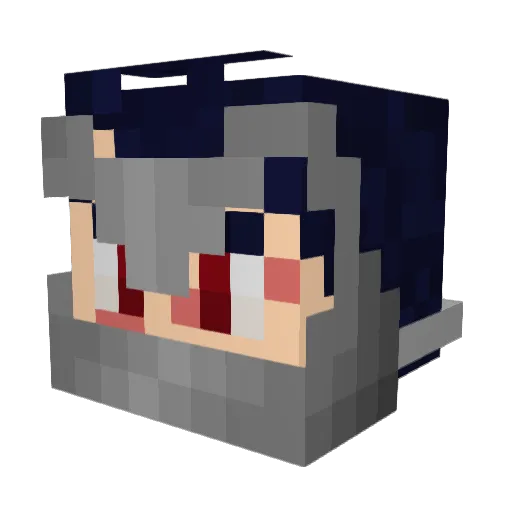 Koffee1001 Minecraft avatar head, 3D render