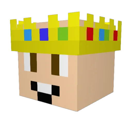 KofolovecJR Minecraft avatar head, 3D render