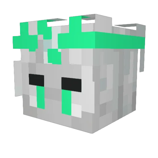 Kofskie Minecraft avatar head, 3D render