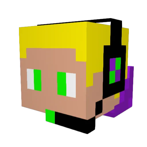 KogorTheGame Minecraft avatar head, 3D render