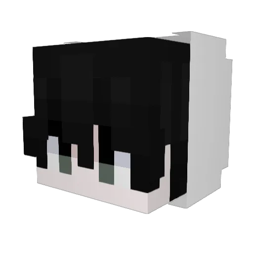 Koh300 Minecraft avatar head, 3D render