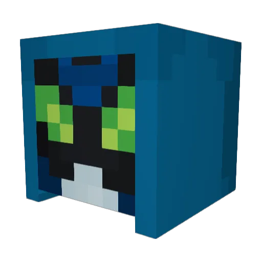 Kohaku1618 Minecraft avatar head, 3D render