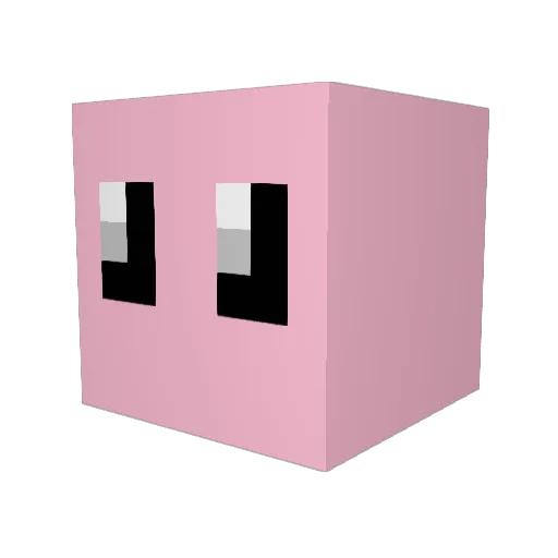 KohiHQ Minecraft avatar head, 3D render