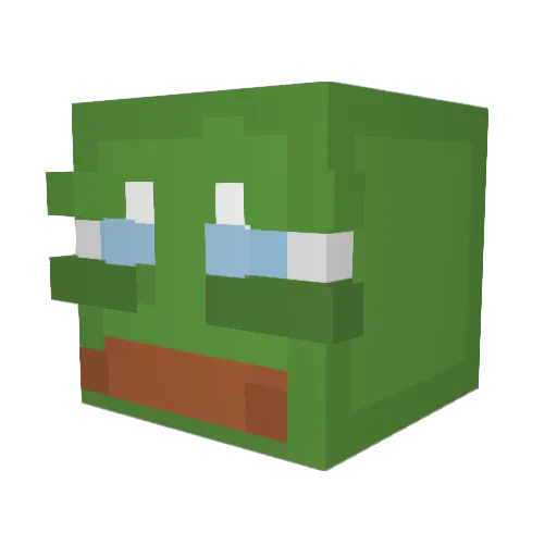 Kohl1000 Minecraft avatar head, 3D render