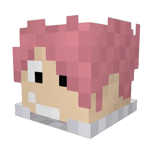 Kohl92 Minecraft avatar head, 3D render