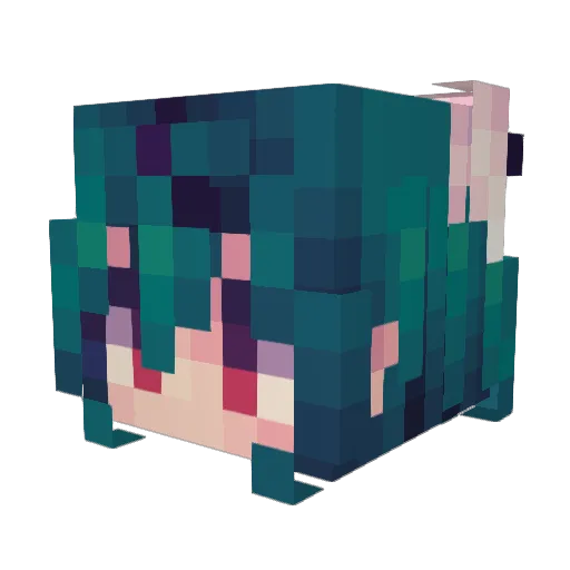 KohllahStudiosVT Minecraft avatar head, 3D render
