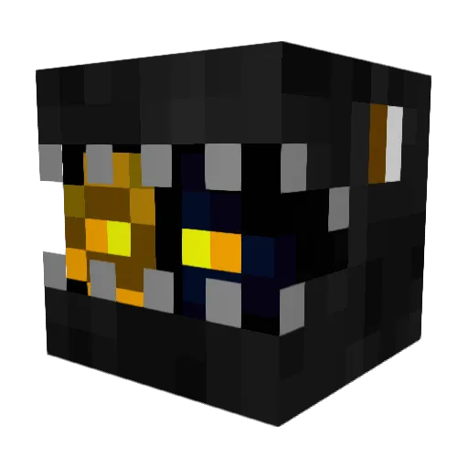 Kohlosos Minecraft avatar head, 3D render