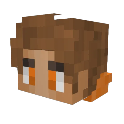 Kohntopia2011 Minecraft avatar head, 3D render