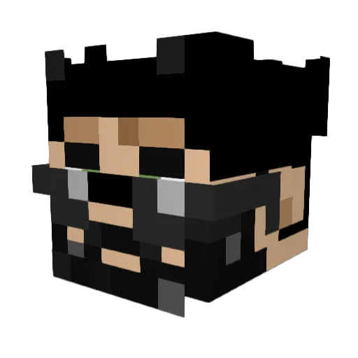 KoiAnh Minecraft avatar head, 3D render