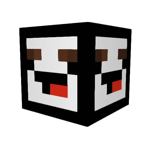 KoiBoi9 Minecraft avatar head, 3D render