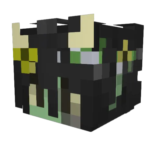 KoiFeratt Minecraft avatar head, 3D render