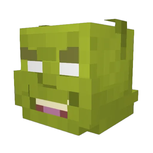 KoiFish1303 Minecraft avatar head, 3D render