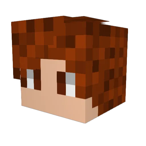 Minecraft-Avatar von Koinzi: Kopf als 3D-Render