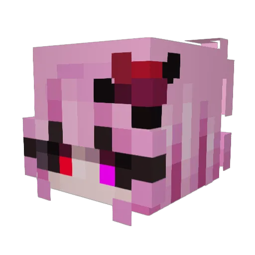 Koitsu_ Minecraft avatar head, 3D render
